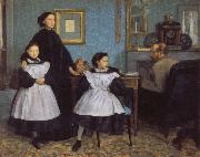 Edgar Degas The Belleli Family France oil painting reproduction
